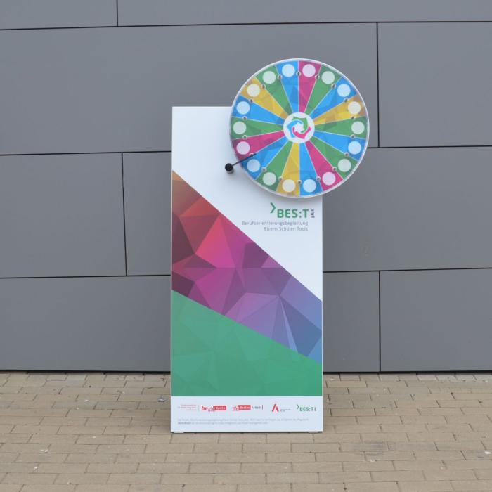 Preview: Glücksrad Easy Indoor - Eigenes Design