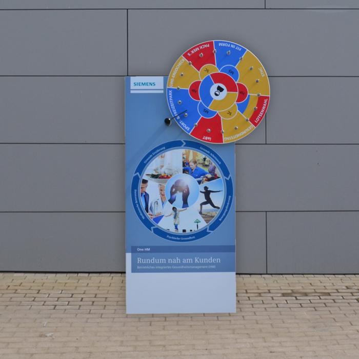 Glücksrad Easy Indoor - Eigenes Design