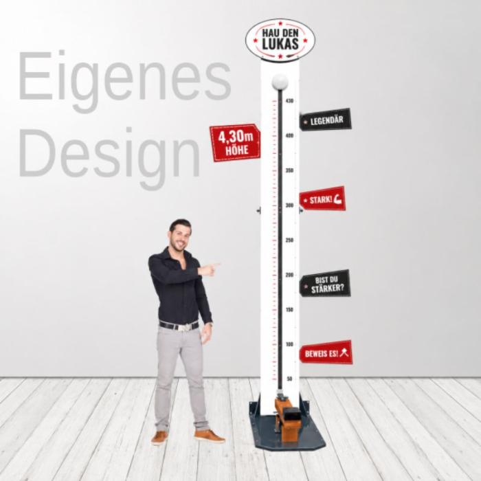 Hau den Lukas - Eigenes Design - mit seitl. Schildern