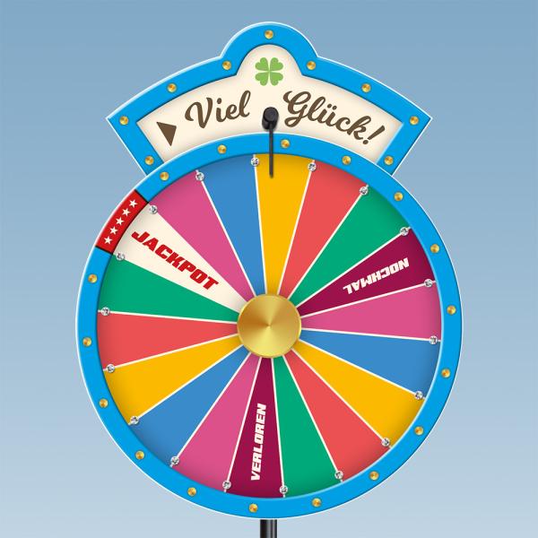 Glücksrad Deluxe Extensive 80 cm - Jackpot