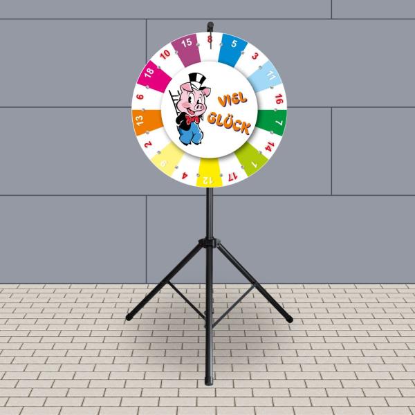 Glücksrad Tiffany Glücksschwein